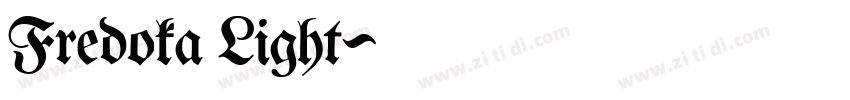 Fredoka Light字体转换